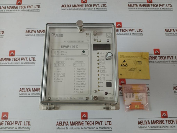 Spaf 140 C-aa Frequency Relay 80-265V Acdc By Abb