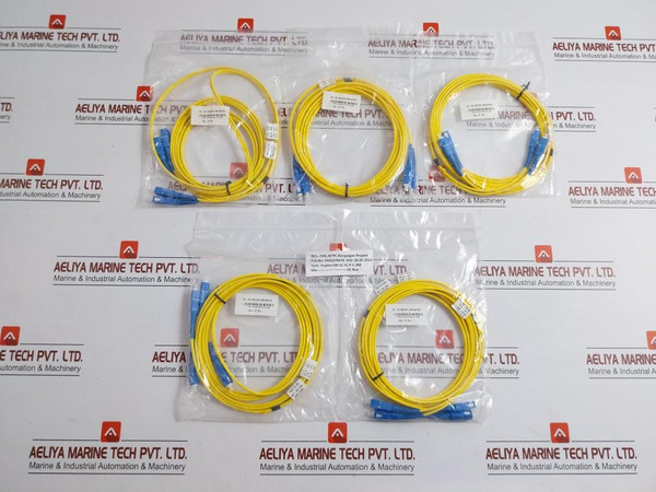 New Condition Duplex Fiber Optic Patch Cable Set Ftek-dx-sm-sc/Sc-pc-03M