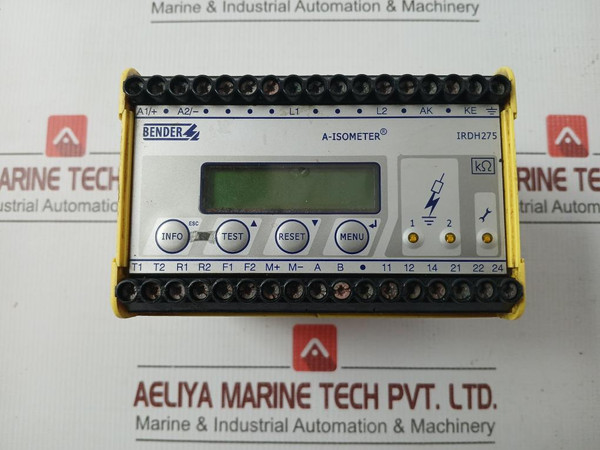 A-isometer Insulation Monitoring Device Irdh275-435 By Bender 1K-10M Ohm