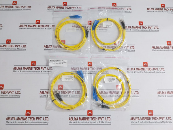 Single Mode Duplex Fiber Optic Patch Cable Set Ftek-dx-sm-scSt-pc-02M In 230 Gm
