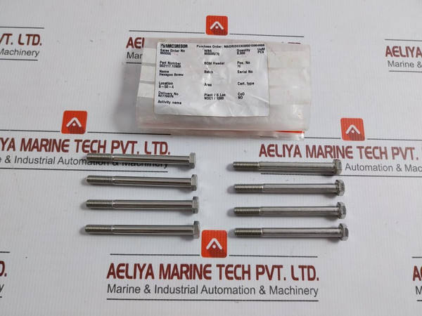 Lot Of 4X 002117.10900 Hexagon Screw Macgregor