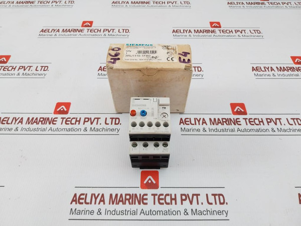 3Ru1116-1Fb0 Overload Relay Motor Protection 600Vac By Siemens