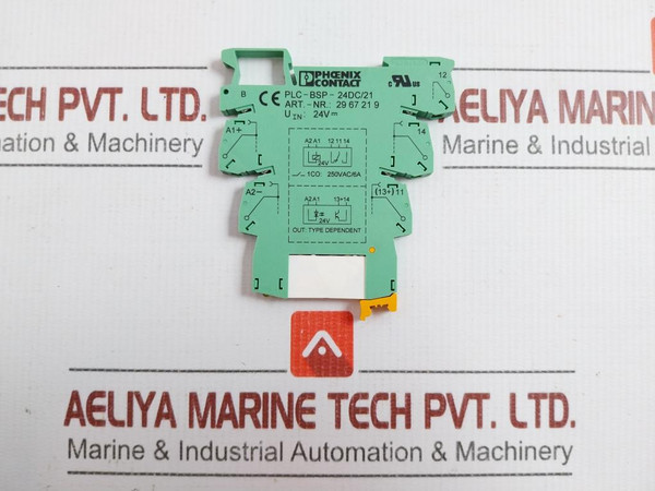29 67 21 9 Phoenix Contact 250Vac6A Relay Terminal Block With Screw Connection