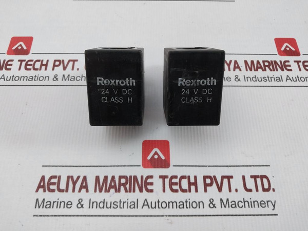 Used Condition Solenoid Valve Coil 24V Dc Class H By Rexroth