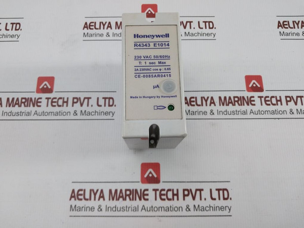 Honeywell 230Vac 5060Hz Flame Detector Relay R4343 E1014