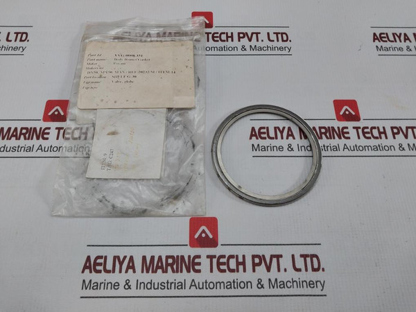 Body Bonnet Gasket For Cryogenic Cargo Valve Vvg-0008.351 Poyam