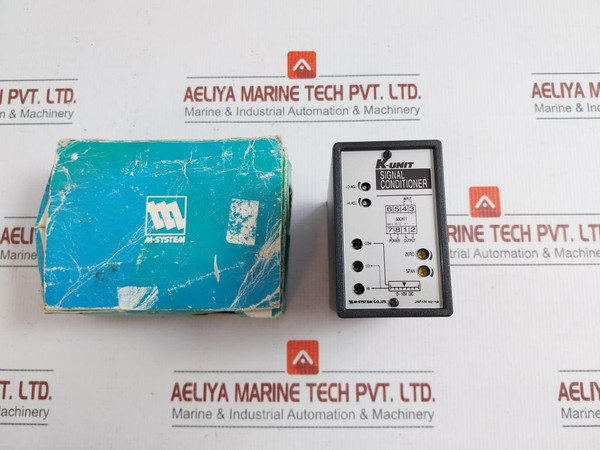 M-system Signal Conditioner Limiter Input 4-20Madc 100Vac Part No. Kls-aa-b