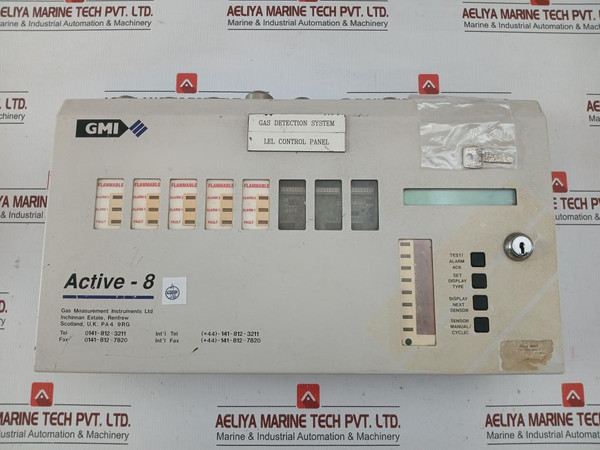 Gmi 100-240Vac Gas Detection System Lel Control Panel Active-8