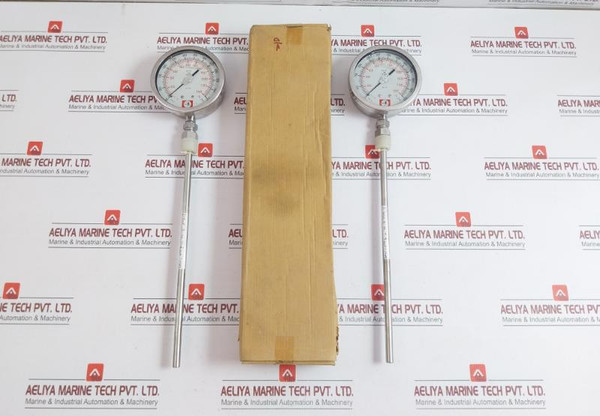 Hunter 50 To 650°C Size-100Mm Temperature Gauge 100S-gf-mt-s66-db (1 Box = 2 Pcs)