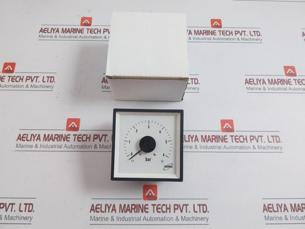 Noris Analog Panel Pressure Meter 0-6 Bar 4-20Ma Part No. Rq96