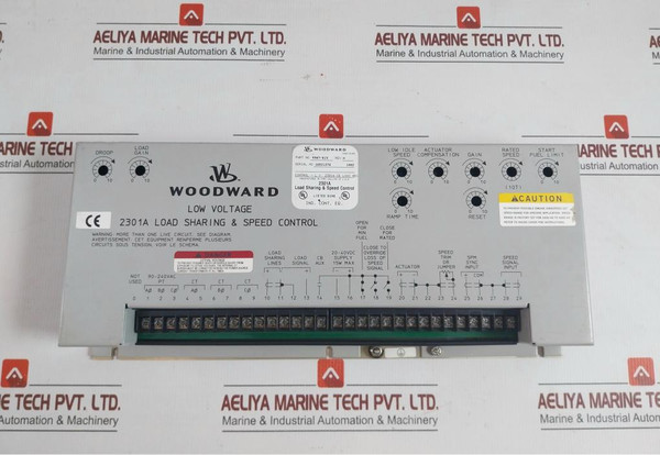 9907-019 By Woodward Low Voltage 2301A Load Sharing Speed Control Module 20-40Vdc
