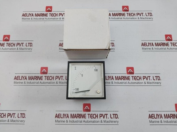 Analog Meter 100-0-100 % By Frer 4-20Ma