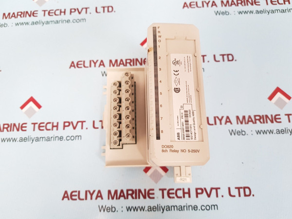 Abb Do820 3Bse008514R1 Digital Output Module With 3Bse013235R1 Tu831V1 Base
