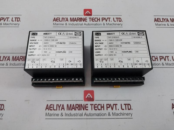 Deif -1500-0-1500 Kw Watt Transducer Tap-210Dg/3