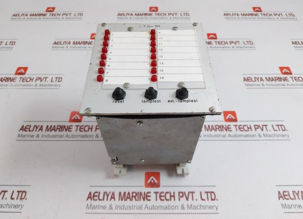 Lta-16 Alarm Annunciator Panel 230V By Elektro Rela