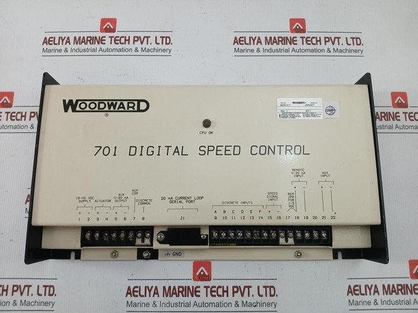 Woodward 18-40Vdc Digital Speed Control Module 9905-211 701