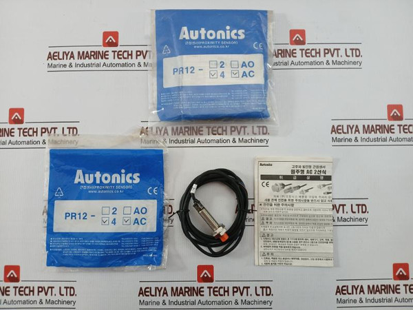 Proximity Sensor With Cable 100-240Vac 2-meter By Autonics Pr12-4Ac