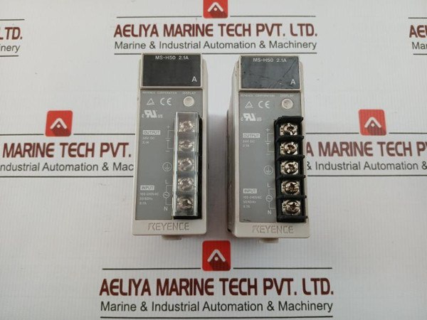 Compact Switching Power Supply By Keyence Ms-h50 2.1A