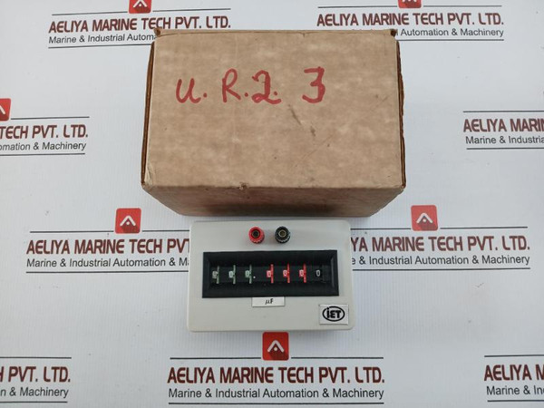 Iet Labs Capacitance Decade Box Cs-f-7-100Pf-wc