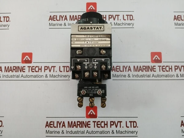 Agastat 60Hz Time Delay Relay 7012 L9F Llhoriz