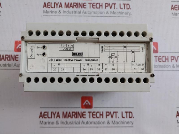 Smpv72X1444533 3P 3-wire Reactive Power Transducer 100V Ac By Meco
