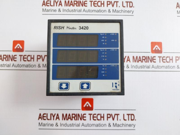Rishabh Digital Multifunction Meter 300V Rish Master 3420-416-m