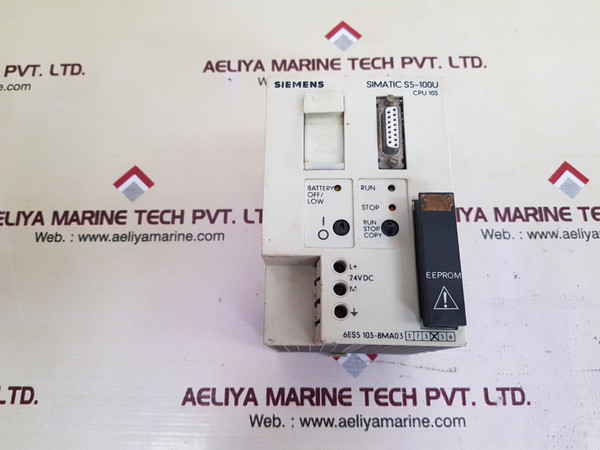 Siemens simatic s5-100u 6es5 103-8ma03 cpu module