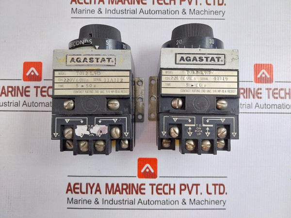 Agastat 5-50 Seconds Time Delay Relay 7012L9D