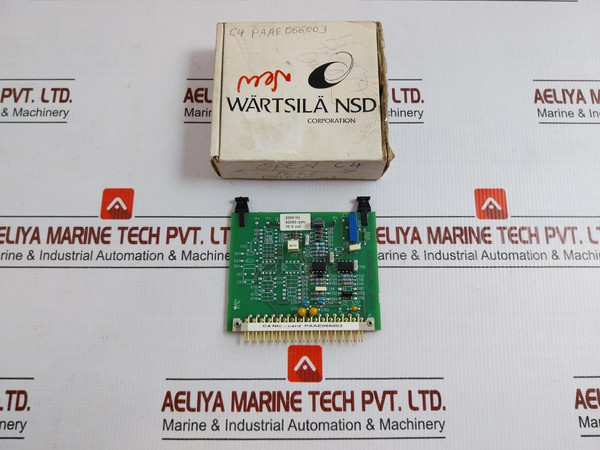 Wartsila 2000Hz 60000Rpm C4 Ntc Pcb Card Paae066003