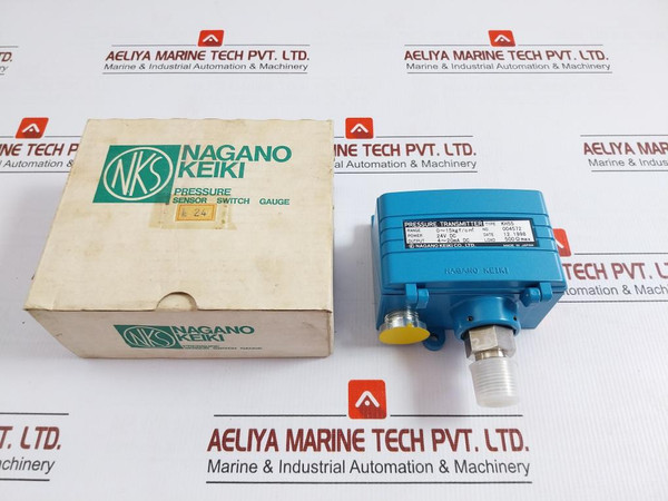 Nagano Keiki Pressure Transmitter 24V Dc 4-20Ma Dc Part No. Kh55