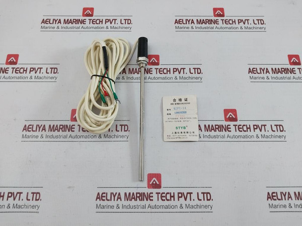 Styb Rtd Temperature Sensor Probe With Cable 5 Meter Wzpt-14 Pt100
