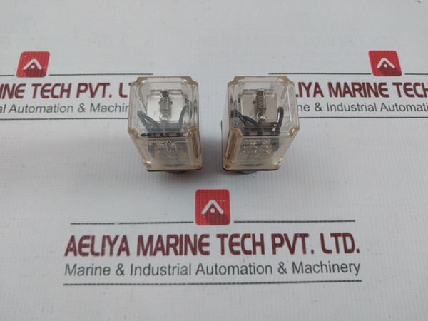 Lot Of 2X Mk3P-tc Plug-in Power Relay Omron
