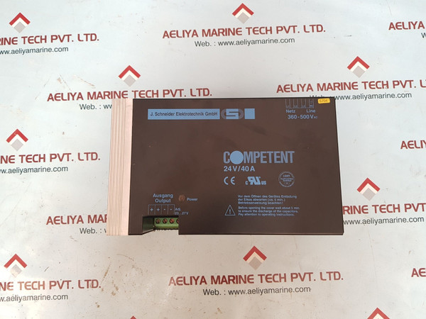 J. Schneider Competent 149001-711013 Power Supply 24V/40A