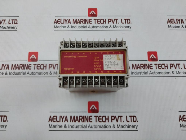 Mcw3 Measuring Converter Input: 220V/5A Output: 0.5/0/5Ma By Megacon