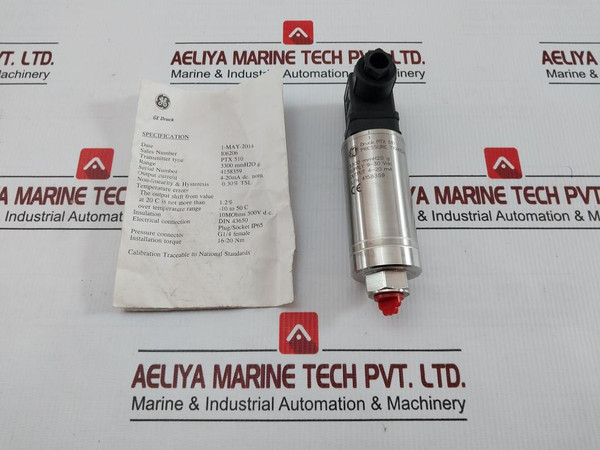 Ptx 510 Pressure Transmitter 9-30 Vdc 4-20 Ma By Druck