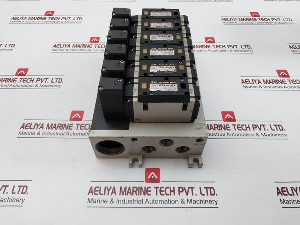 Svy 3000 Solenoid Valve Manifold Assembly Vfs3100-5Fz 0.1-1 Mpa By Smc