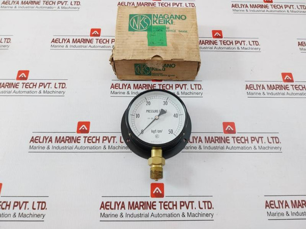 Pressure Gauge 0 To 50 KgfCm2 By Nagano Keiki Ae10-241
