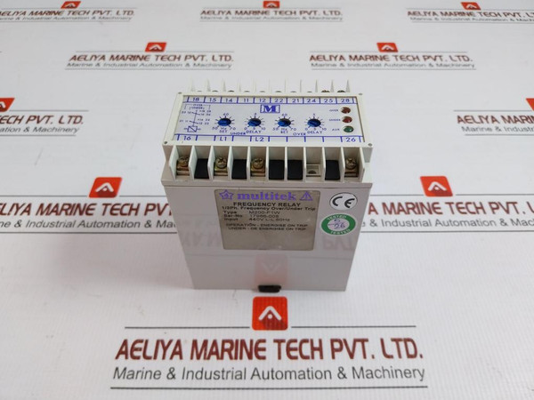 Multitek 440V L-l 60Hz Frequency Relay M200-f1W