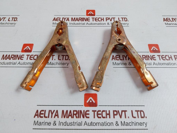 Lot Of 2X 41C 400 Amp Solid Copper Clip Mueller
