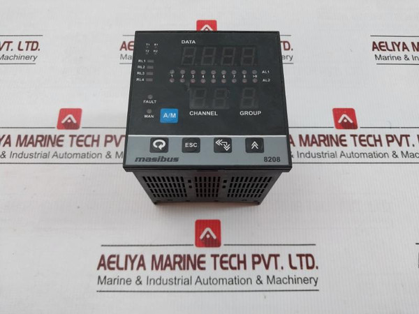 8-channel Protection Relay 82089U1N Masibus -199.9 To 850.0 Deg C