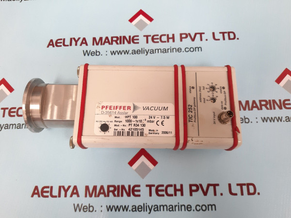 Pfeiffer hpt 100 vaccum gauge pt r34 130