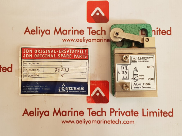 J.d neuhaus 11364 limit switch valve 0-10bar 0-145psi