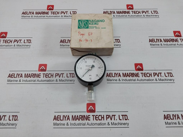 Ac10-133 Pressure Gauge 0-50 Mpa By Nagano Keiki