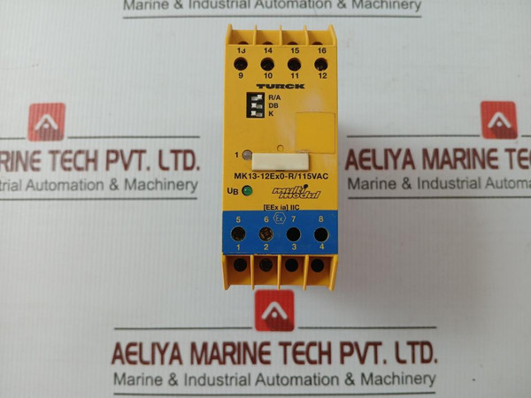 Turck 250Vac/120Vdc Isolating Switching Amplifier Mk13-12Ex0-r/115Vac