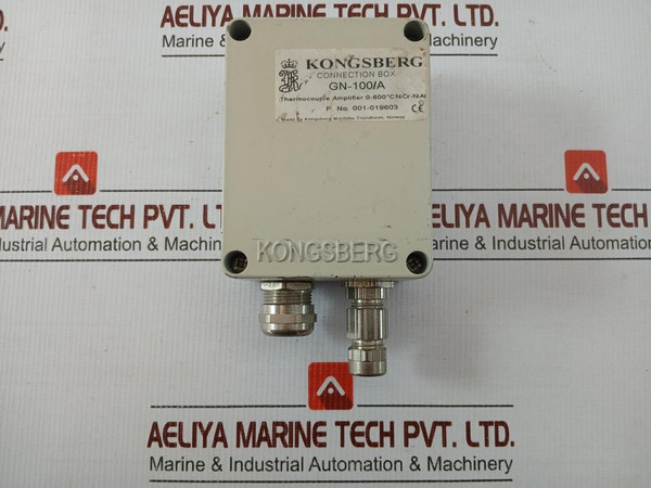 Thermocouple Amplifier Connection Box 001-019603 By Kongsberg