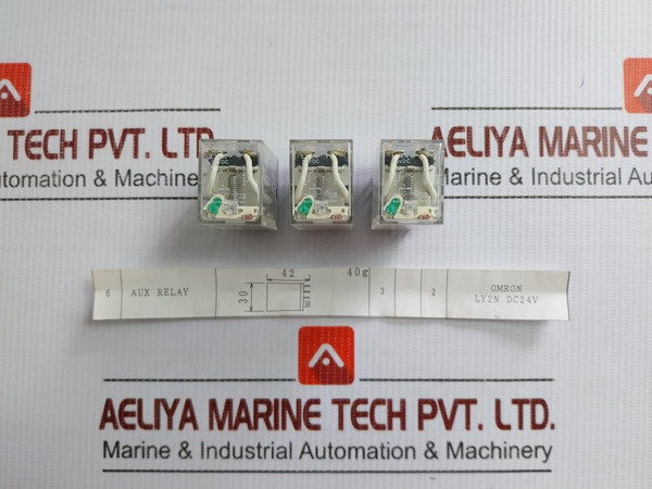 Lot Of 3X Ly2N By Omron General Purpose Relay 24Vdc