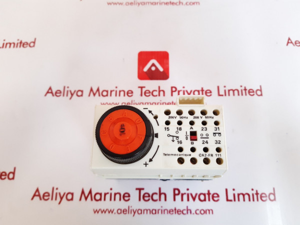 Telemecanique ca2-fr 111 time delay relay 200v 50hz 208v 60hz