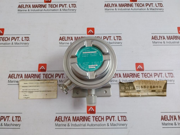 Nagano Keiki 6 Kgf/Cm2 24Vdc Output 4-20 Ma Pressure Transmitter Kh50