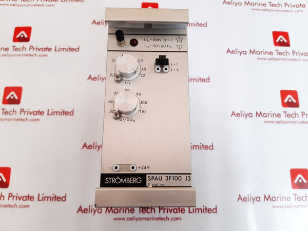 Stromberg Spau 3F100 J3 Single Phase Time Relay 50/60 Hz
