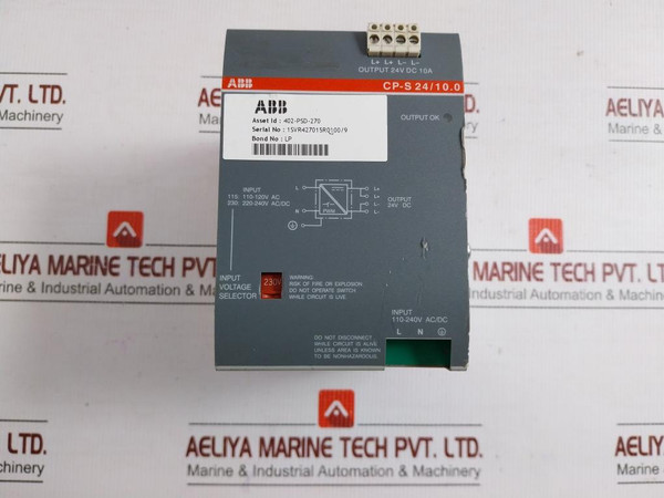 Switch Mode Power Supply Cp-s 24/10.0 Abb 110-120V 48-63Hz